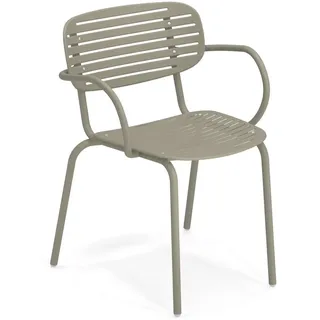 Emu Mom Armlehnstuhl Stapelsessel 58,5 x 56 x 76 cm graugrün 4 St.