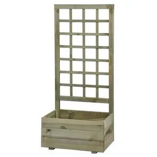 Blumenkasten mit Rankgitter Rankhilfe Rankkasten Pflanzkasten Blumentopf Holz
