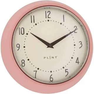 Plint Wanduhr Plint Retro Wanduhr Uhr Küchenuhr Dänisches Design rosa