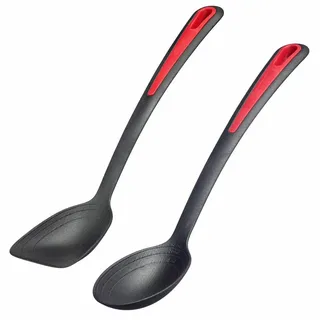 Westmark Kochbesteck-Set 2-tlg. Kunststoff Schwarz/Rot