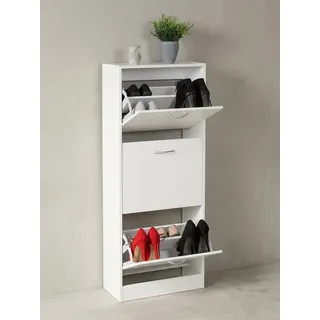 KADIMA DESIGN Schuhkommode 125 x 0 x 0 cm weiß / weiß