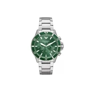 Emporio Armani Uhren - Chronograph Stainless Steel Watch - Gr. unisize - in Silber - für Damen