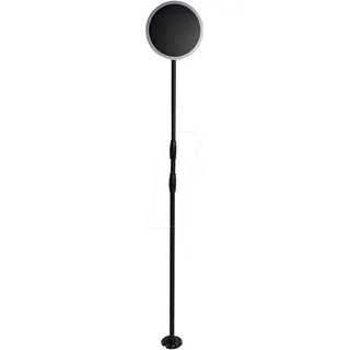 V-Tac Solar Gartenleuchte Aluminium 129,1 cm inkl. Dämmerungssensor schwarz