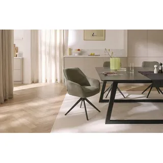 B&D home Esszimmerstuhl ARVIT Cord Grün