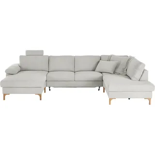 Candy Wohnlandschaft Polyester 2-Sitzer Silber