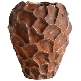 Vase Soil, Stoneware, Rust, H: 21,5 Ø: 18