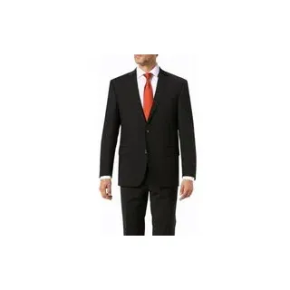 Carl Gross Herren Sakko schwarz Schurwoll-Stretch, schwarz, NOS