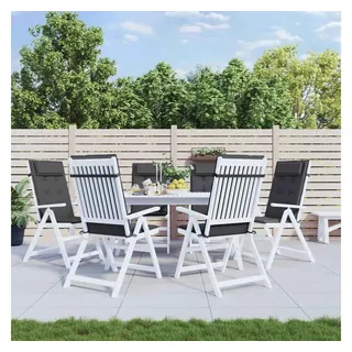 vidaXL Hochlehner Auflage 6 St. 120 x 50 x 5 cm anthrazit