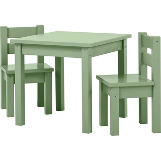 Hoppekids Kindersitzgruppe MADS Kindersitzgruppe, (Set, 5-tlg., 1 Tisch, 4 Stühle), in vielen Farben, mit vier Stühlen grün