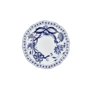 Kahla Kaffeeuntertasse "Rosella" Zwiebelmuster ¦ blau ¦ Porzellan ¦ Maße (cm): H: 2 Ø: 14.5