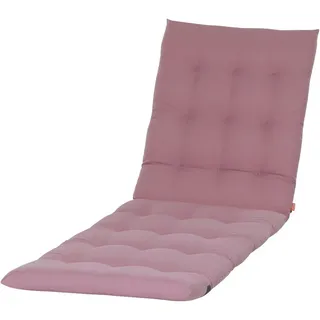 Siena Garden Liegenauflage ATRIA, 200 cm, Dessin Uni, aus 100% recyceltem Polyester, in verschiedenen Farben rosa
