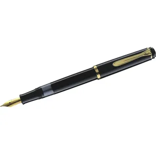 Pelikan Classic M200 Kolbenfüller schwarz/gold M (mittel)