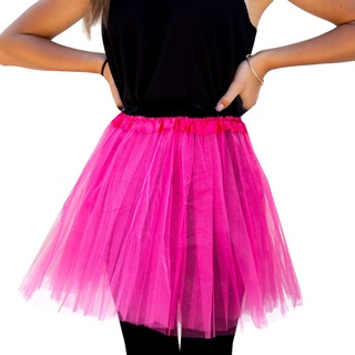 Tutu Tütü Damen Rock pink Tüllrock Unterrock Kostüm Accessoire Fasching Karneval 60 cm - 116 cm