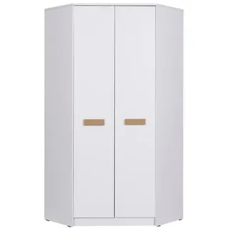 marmex möbel Eckschrank Grant G8 91 x 195 x 91 cm Weiß