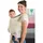Tragetuch Baby Babytrage zertifizierte Babytrage Beige Baby mit Baby Trage Beige