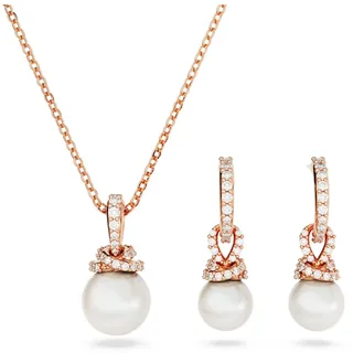 Originally Set, Kristallperle, Weiß, 18K Roségoldbeschichtet | OS