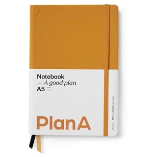 Notizbuch A5 Hardcover Liniert Mandarin Orange