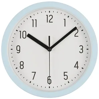 Ib Laursen Wanduhr Ib Laursen - Wanduhr Ø 20 cm Türkis Kunststoff 9706-23 blau