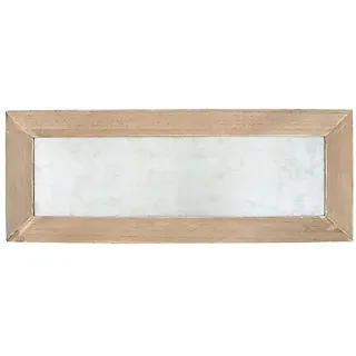 Dekotablett Holzrand 40x1,3x15cm Tablett Dekoschale länglich Adventskranz Holz