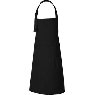 Kochschürze Baumwolle 69x89cm 3 Taschen Frauen Männer 1 Schwarz