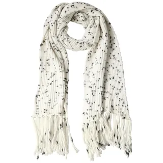 Street One Damen A572666 Chunky NEP Yarn Longscarf, Lucid White, A, lucid white, A - A