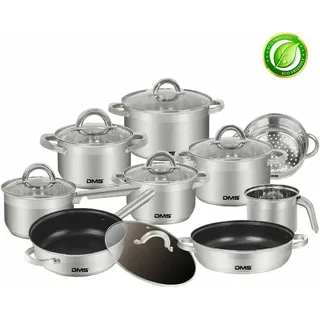 DMS® Edelstahl Topf-Set 15-tlg.