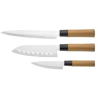 Caterado 3-teiliges Messerset VESTA im asiatischen Stil. Bestehend aus je einem Kochmesser - Länge 30cm