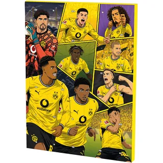 Weihnachtskalender Adventskalender 1./2. Bundesliga & 3. Liga + Aufkleber (BVB)