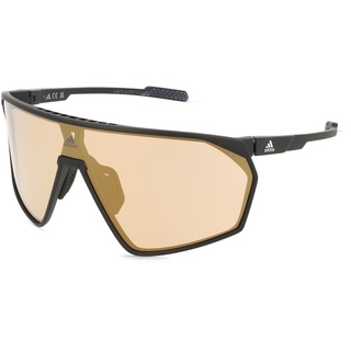 Adidas SP0073 Herren-Sonnenbrille Vollrand Eckig Acetat-Gestell, schwarz