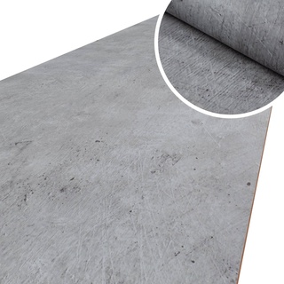 ANRO Küchenläufer Küchenteppich rutschfest Teppich Läufer Küche PVC pflegleicht Teppichläufer Flur abwaschbar Betonoptik 3D 100x52cm