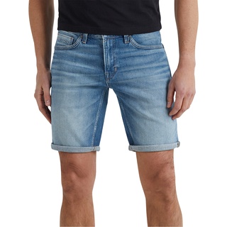 PME Legend Herren Jeans Short NIGHTFLIGHT Regular Fit Blau Comfort Mbc Normaler Bund Reißverschluss W 30