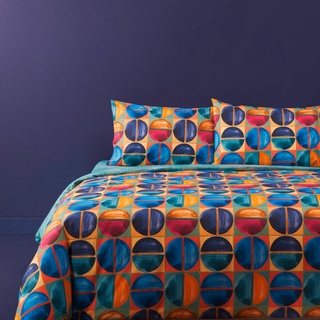Bassetti Bettwäsche Camogli, Blau, Textil, Ornament, 135x200 cm, Oeko-Tex® Standard 100, pflegeleicht, bügelleicht, Schlaftextilien, Bettwäsche, Bettwäsche, Sonstige Materialien