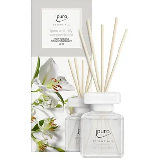 IPURO Duftstäbchen ipuro ESSENTIALS Raumduft White Lily 50 ml weiß