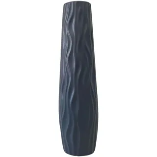 XLWLLNJ Bodenvase, Moderne Rustikale Stilvolle Dekorative Blumenvase, für Flur, Bauernhaus, Schlafzimmer, Wohnzimmer, Grau