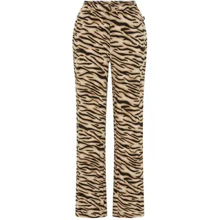 Buffalo Pyjamahose Animalprint Braun 36/38