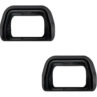 2 Stück Ersatz Augenmuschel – Kamera Augenmuschel kompatibel mit Sony Alpha A6000 A6100 A6300 NEX‐6 NEX‐7, passend für FDA‐EP10 / FDA‐EV1S Sucher (Schwarz)