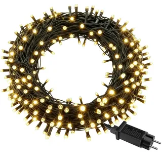 Tectake LED-Lichterkette Kunststoff 23 m Warmweiß