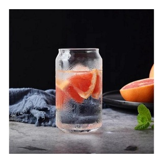 Zoha Glas Cola Glas - Dosenform Borosilikatglas 380 ml 2er Set, Glas, Hitzebeständig - somit perfekt für jegliche Heißgetränke weiß