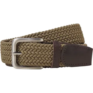 JACK & JONES Gürtel JACSPRING Leder grün 90