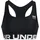 Armour HeatGear Armour Mid Support Sport-BH Damen 001 black/white XS