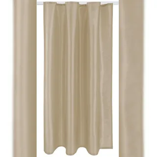 BestLivings Blickdichte Gardine Kräuselband 140 x 245 cm Grau 1 St
