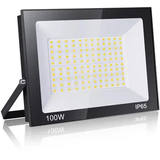 loyal 100W LED Strahler Außen 3000K Warmweiß Scheinwerfer