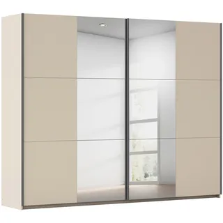 Rauch Drehtürenschrank KRONACH 261 x 210 x 59 cm Champagner/Grau