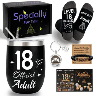 WITCOLOR Geburtstagsgeschenkideen zum 18. Geburtstag, ausgefallene Geschenke zum 18. Geburtstag für Jungen, coole Geschenke für Jungen, Sohn, Enkel, Neffe, Freund