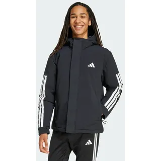 adidas Climawarm 3-Streifen isolierende Kapuzenjacke schwarz XL