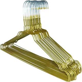 RSR Hangers Kleiderbügel Drahtbügel Drahtkleiderbügel Metall Hemdenbügel Blusenbügel Gold, (100-tlg)