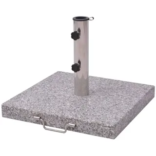 vidaXL Schirmständer Granit 45 cm Grau