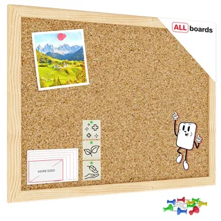 ALLboards Pinnwand 30 x 40 cm Braun