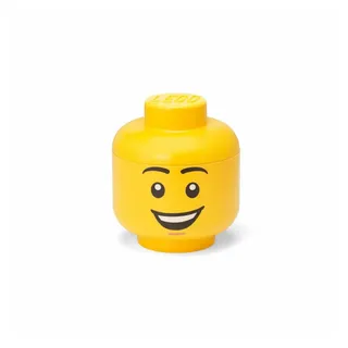 LEGO Aufbewahrungskiste LEGO Aufbewahrungskopf Happy Boy 1-tlg. gelb
