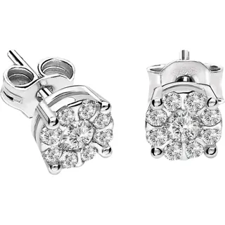 Christ Ohrstecker 89209972 Weißgold 2 Diamant 585